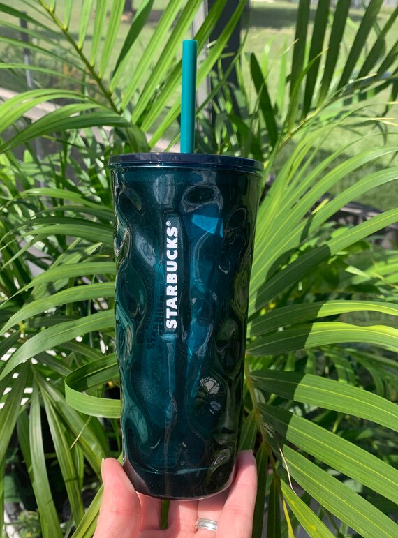 Starbucks 2021 Summer Collection: Red Turquoise and Blue  Watercolor Venti Tumbler: Tumblers & Water Glasses