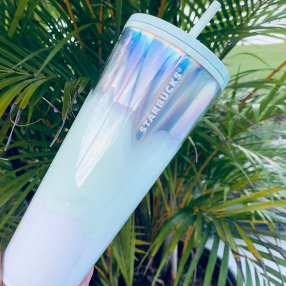 Starbucks Released A New Iridescent Cup That Gives Off Art Deco Vibes