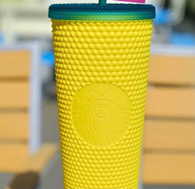 starbucks 2020 hawaii exclusive collection matte studded pineapple 24oz tumbler