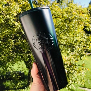 Starbucks Stanley Classic Straw Cup Dark Green Insulated Car Cup 20oz/591ml