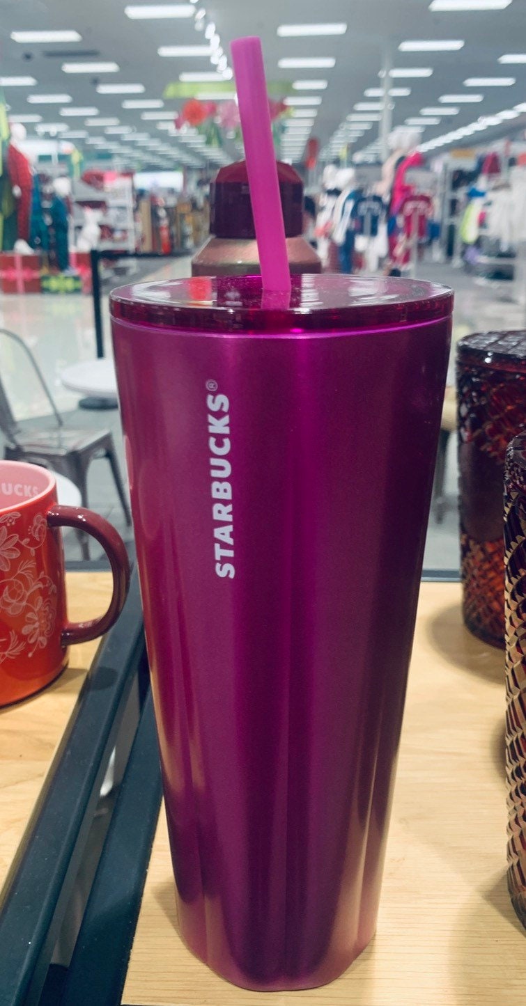 Beach Please Reusable Starbucks Cold Cup – Twisted Magenta