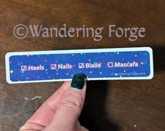 Pegatina de lista de villanos del KPop