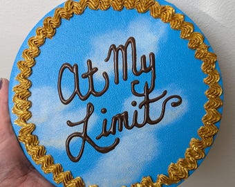 Arte de pared con temática de pastel en lienzo: arte y decoración inspiradores, atrevidos y divertidos con temática de pastel, creados por Wandering Forge ™