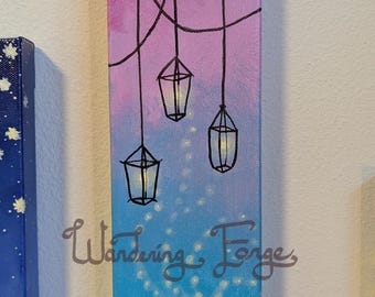 Pintura acrílica 3D original "Coleccionista de sueños" - creada por Wandering Forge™