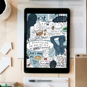 The Office Quote- I Promised Other People I Would Be on My Worst Behavior- instant download digital printable artwork- funny gift