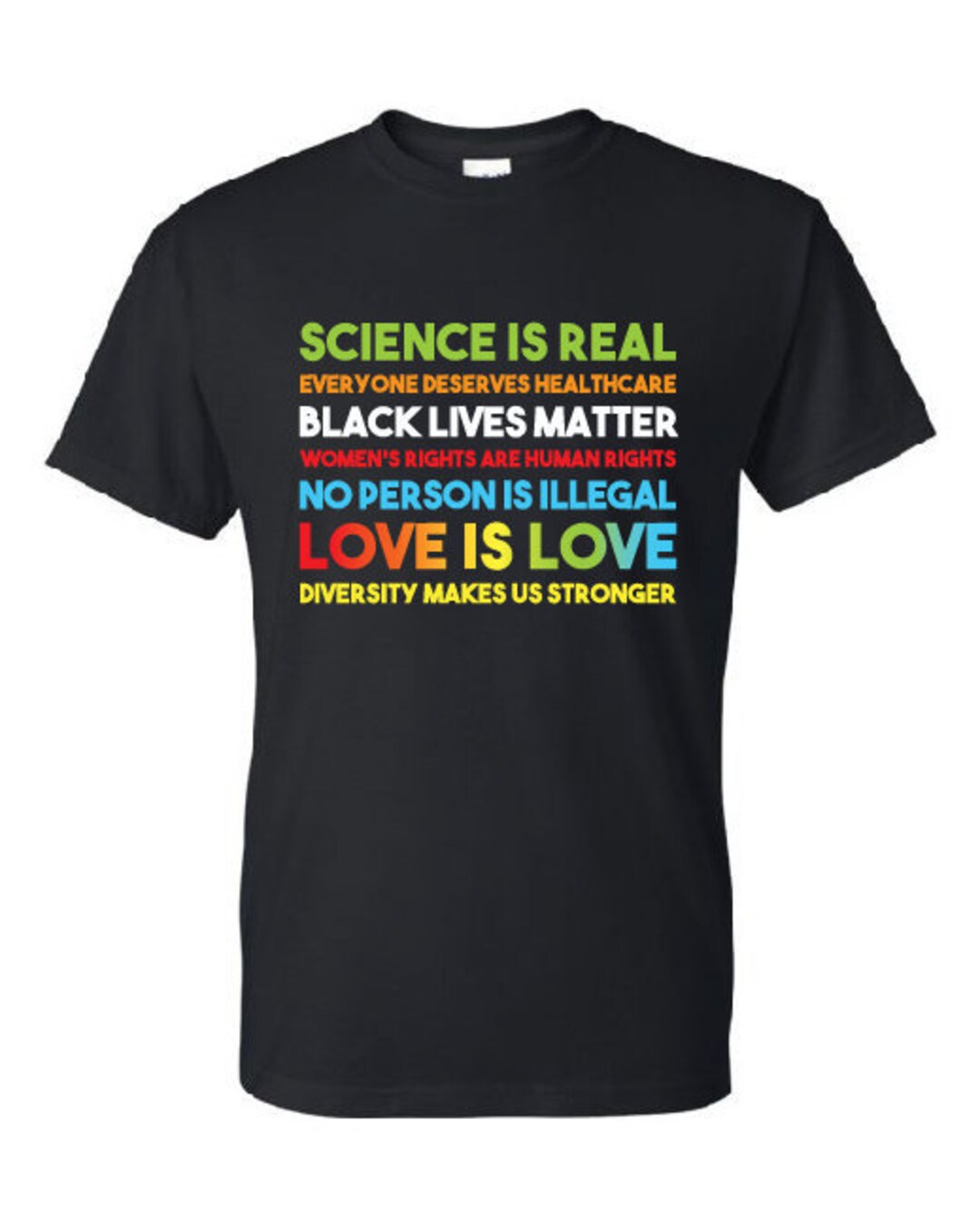 Womens Rainbow Love is Love Shirt Diversity Makes Us - Etsy