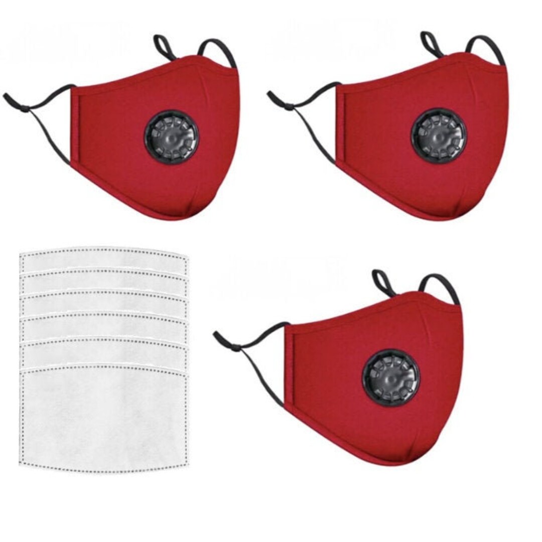 3 Pack Face Mask, 3 Pack, 3 Layer Face Mask, Cooling Face Masks, Mask