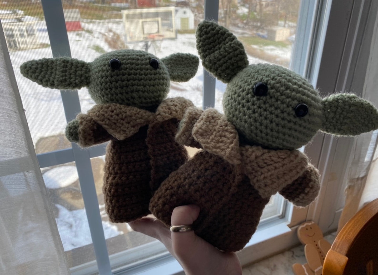 Crochet Baby Yoda Fun Stuffy Toy | Etsy