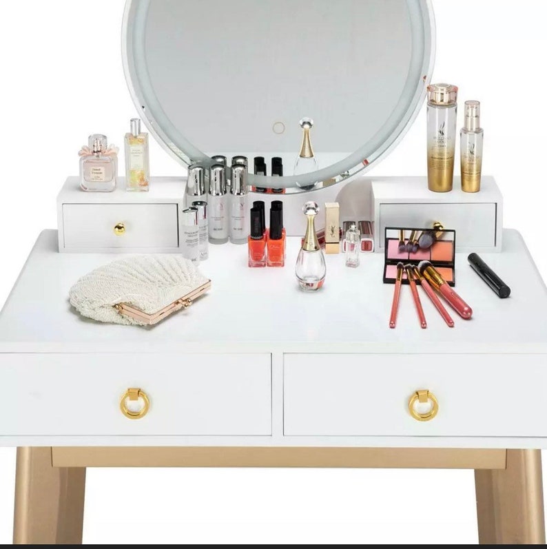 Vanity / vanidad moderna / tocador blanco / tocador de | Etsy