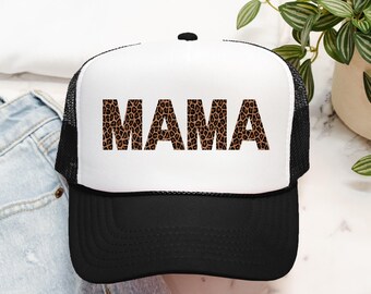 Gorra de camionero Mama Cheetah