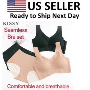 KISSY New Wireless Seamless super comfortable Bra set