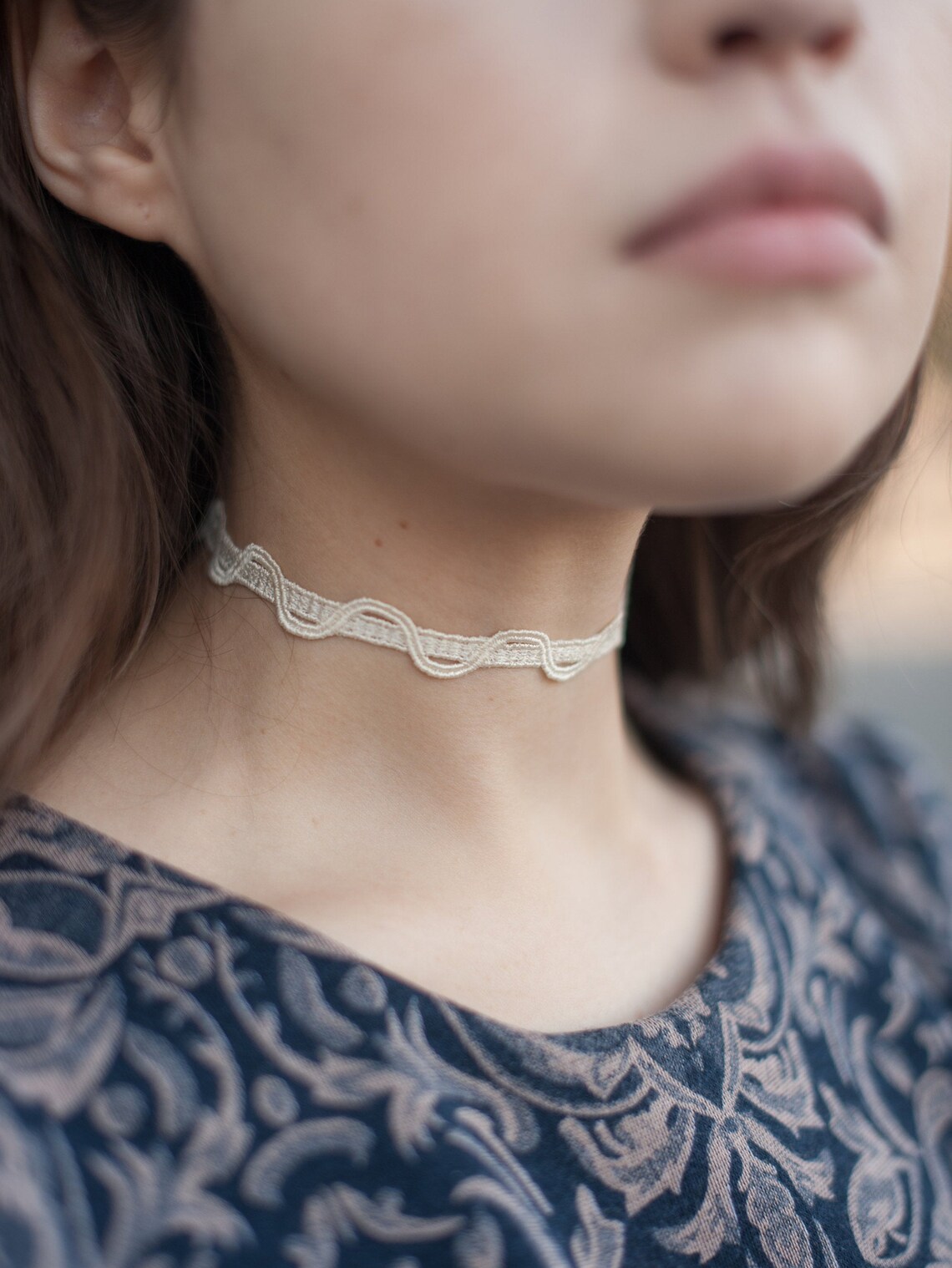 Little girl aesthetic necklace necklace choker formal Etsy