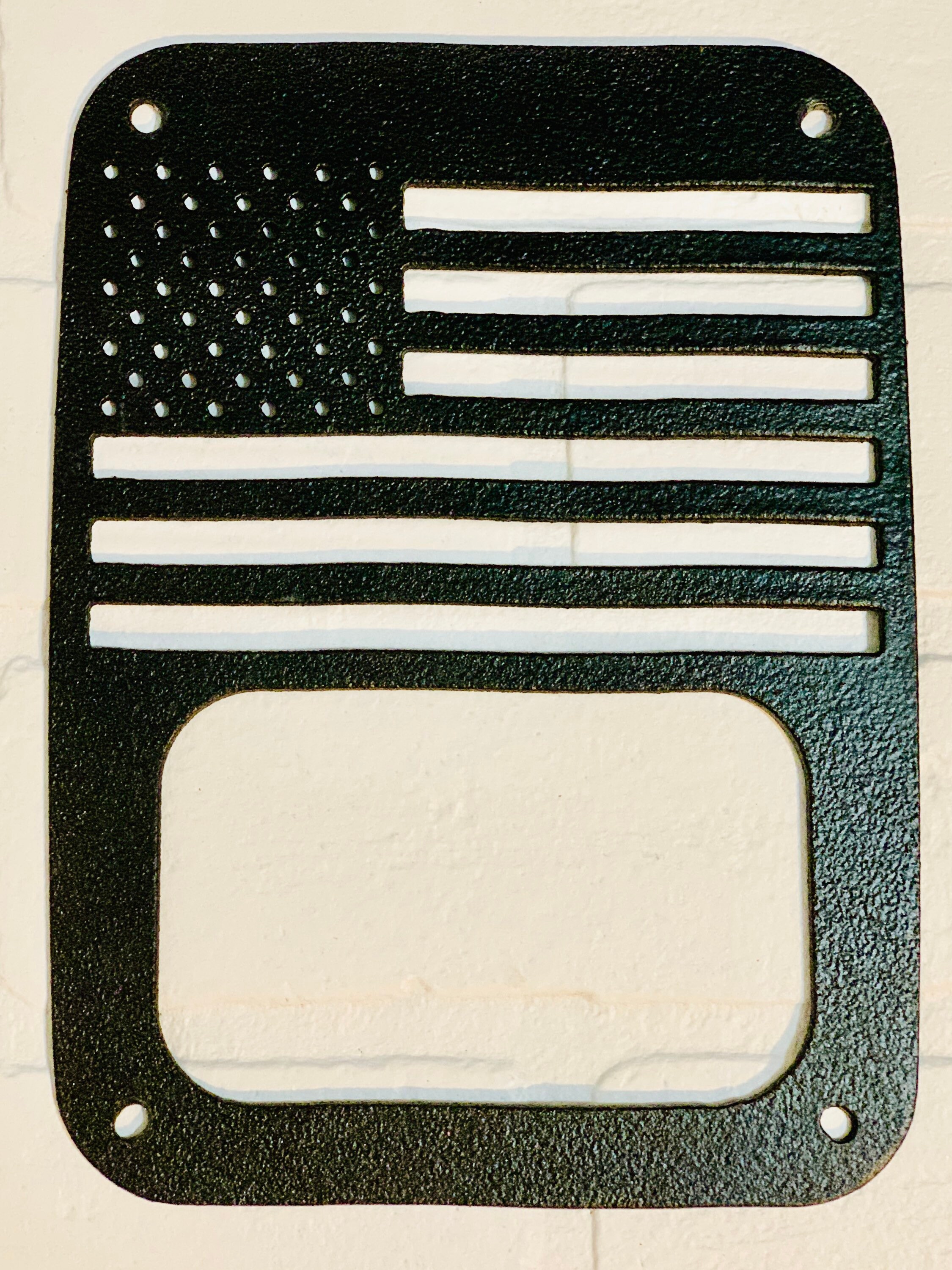 Jeep Wrangler American Flag Tail Light Covers