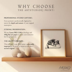 Custom Dog Sketch from Photo, German Shepherd Sketch Portrait, Simple Pet Portrait, Hand Drawn Dog Drawing image 14