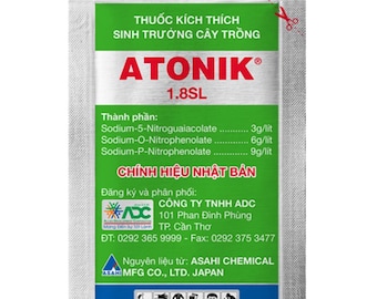 1 gói Atonik 10ml phân bón lá, chất điều hòa và kích thích sinh trưởng cho cây trồng