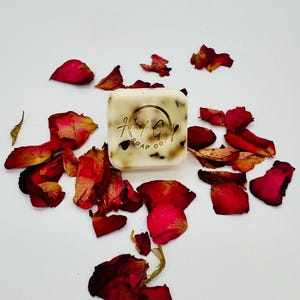 Rose Petal Shea Butter Soap - Handmade by Haole Girl Soap Co., Ka’u Hawaii