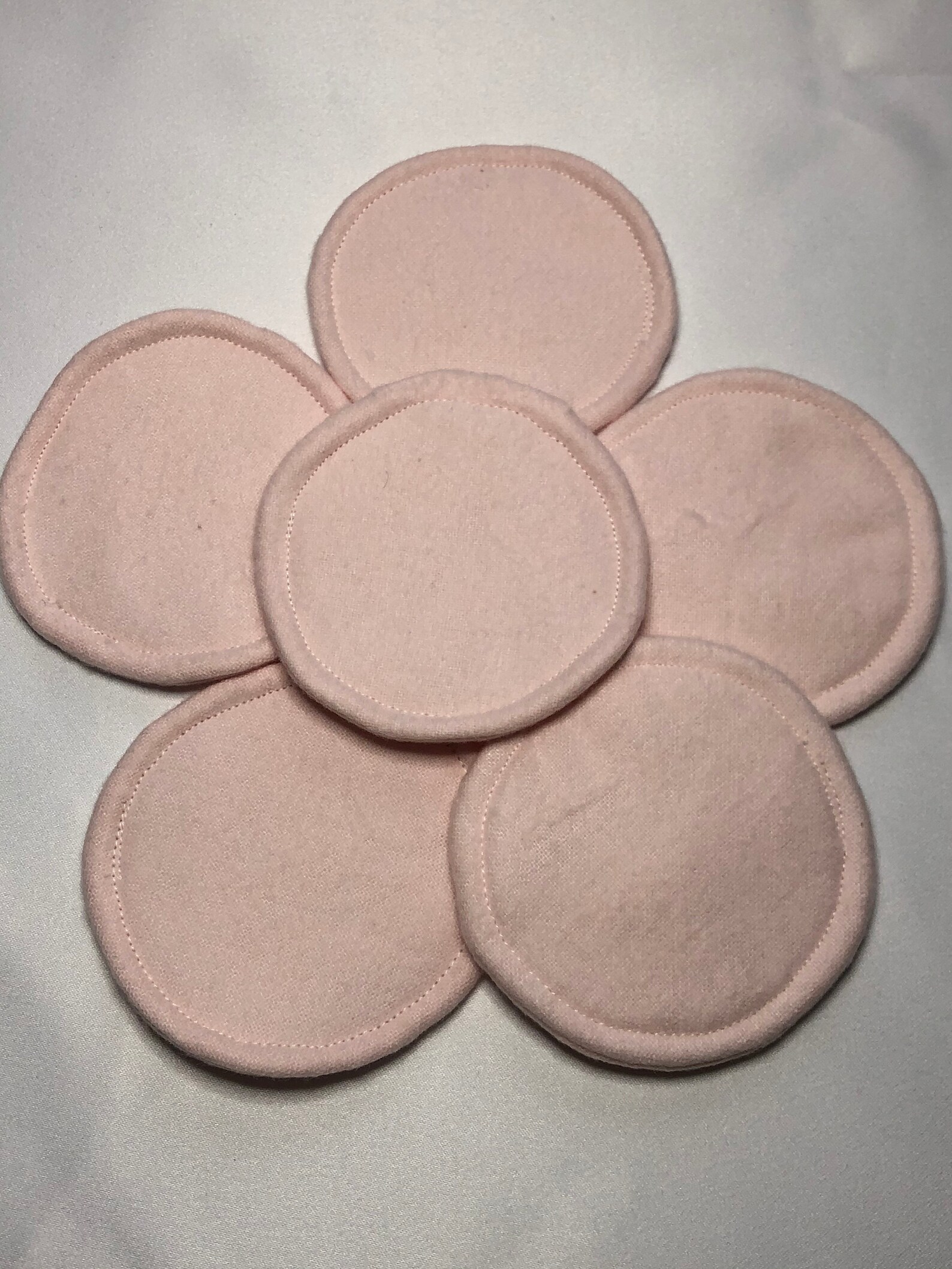 Light Pink Makeup Remover Pads 3 layers Zero Waste Cotton Etsy