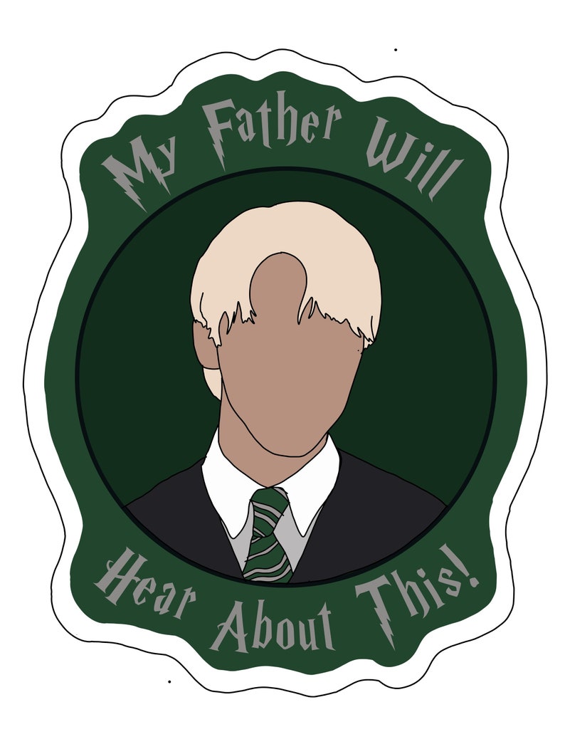 Draco Malfoy Sticker Etsy