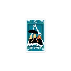 Ahs, American Horror story, AHS inspired tarot, coven, apocalypse, Bubble-free stickers