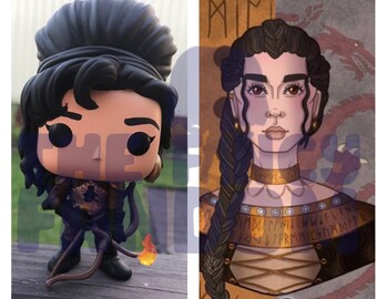 Rhea Royce, book Rhea, Targaryen, dragons, custom funko, custom doll, fire and blood