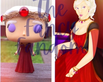 Shaera Targaryen, Targaryen, dragons, custom funko pop, custom doll
