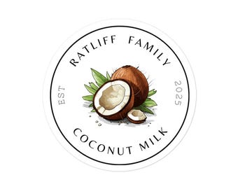 The white lotus, Ratliff family, coconut milk, Bubble-free stickers