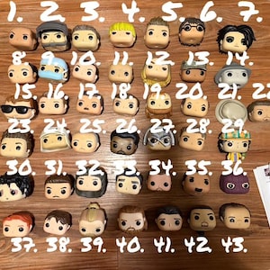 Male Heads, doll parts, parts for customizing