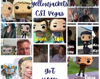 misc custom dolls, csi, Yellowjackets, got, hotd, scream