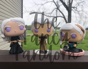 Daena, Rhaena, Elaena Targaryen, dragons, fire and blood, custom funko pop, custom doll