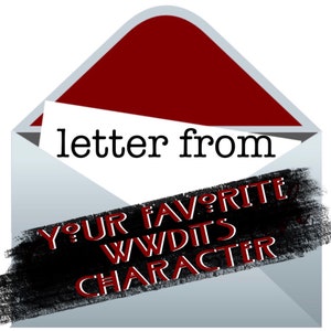 Carta de lo que hacemos en las sombras, carta de tu personaje favorito, lo que hacemos en las sombras, regalo personalizado