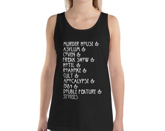 Horror Tank Top Men - Etsy
