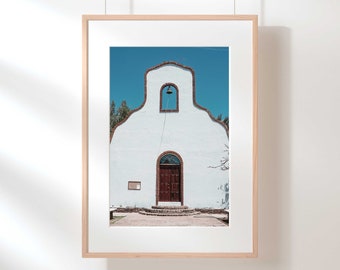 Missions of Baja California / Blue and White Home Decor / Architecture / Photography / Wall Art / Instant Download / Printable /