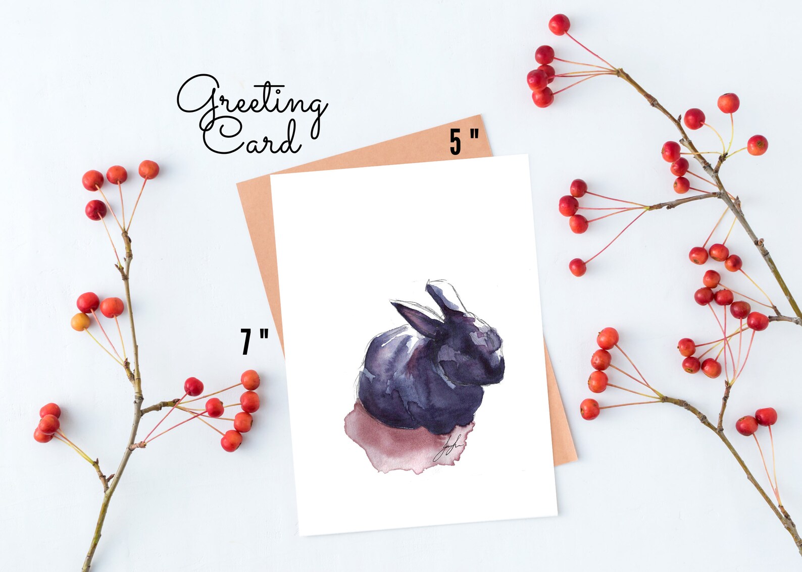 8 PRINTABLE Animal Christmas Greeting Cards Instant | Etsy