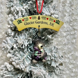 Glacier Gardens Alaska Souvenir Kerst Ornament Reizen Kerst Ornament