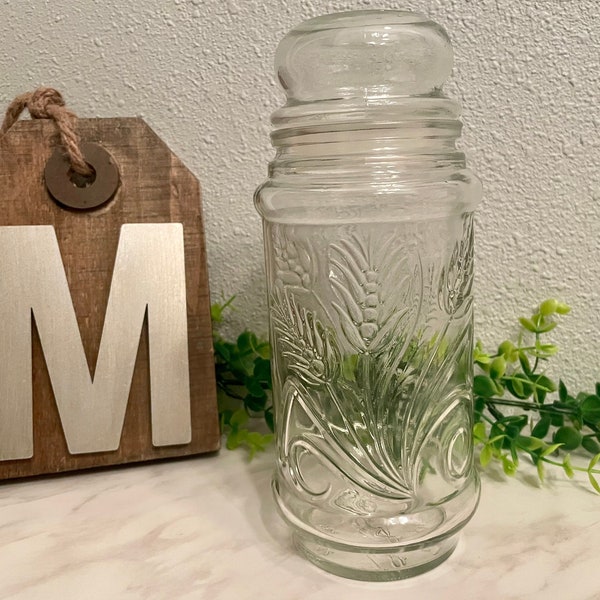 Vintage Planters Peanuts Canister/ Jar With Lid