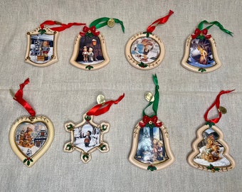 Vintage Hummel Christmas Ornaments Danbury Mint Collection