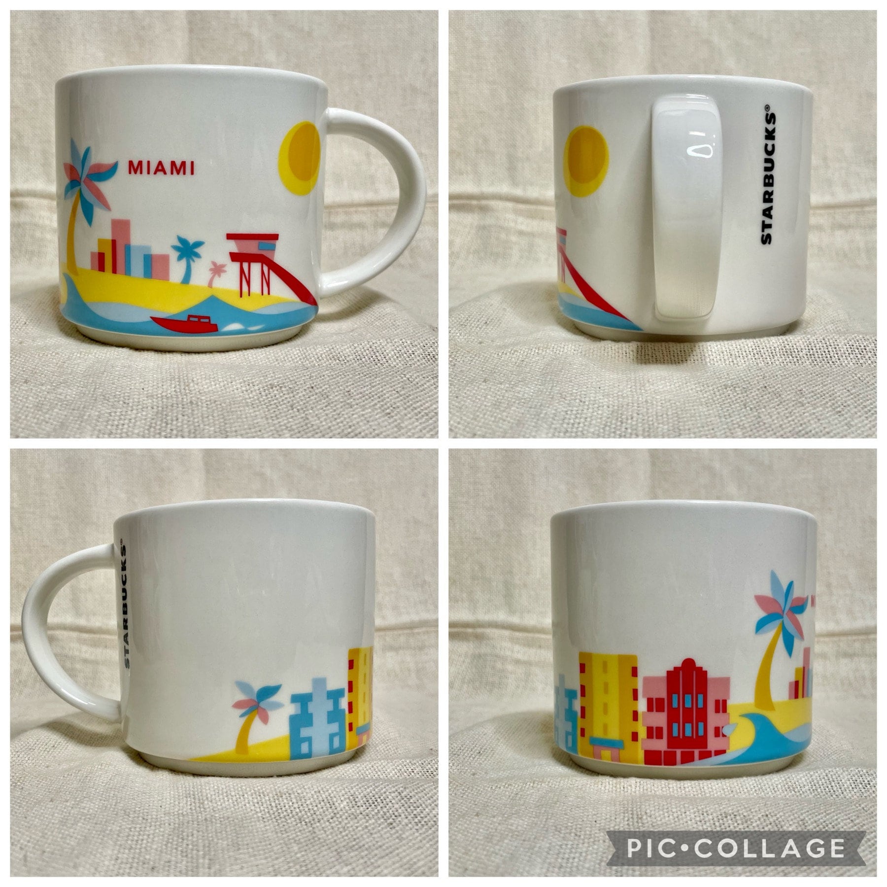 スターバックスの「You Are Here」マグカップ、バージニアのマグカップ 