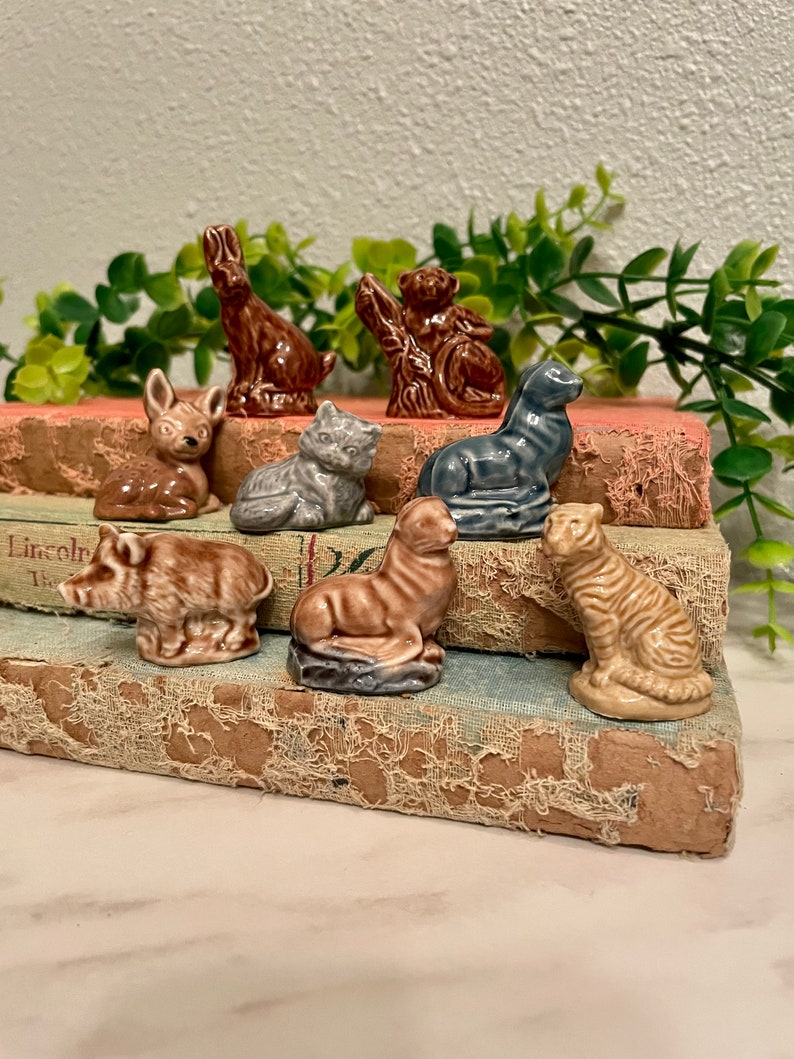 Wade England Pottery Miniature Rose Tea Animals Etsy