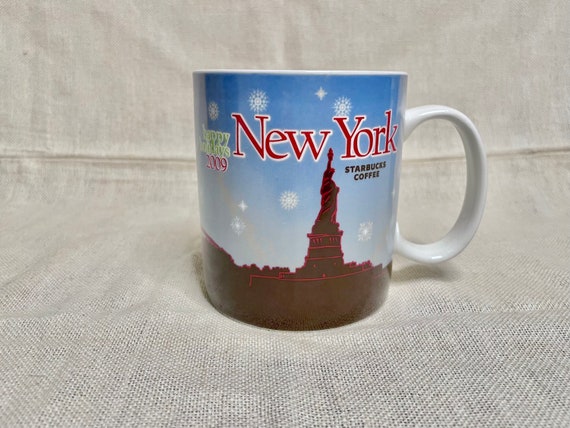 Starbucks Happy Holidays New York 2009 Christmas Mug - Etsy