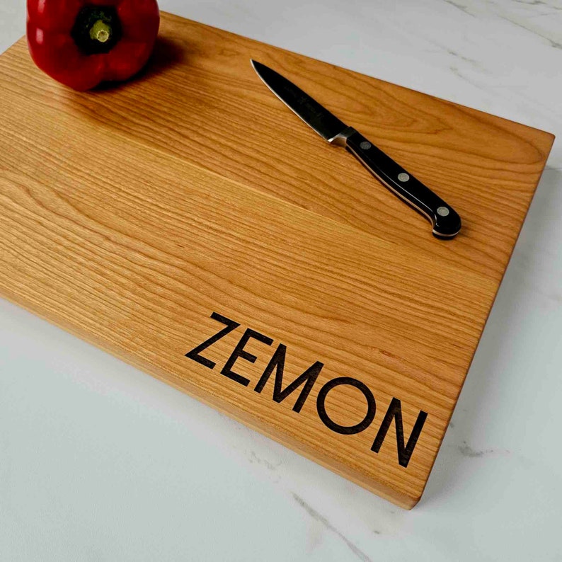 Personalized Wood Cutting Board Housewarming Gift Custom Etsy