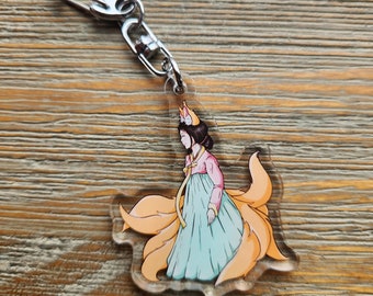 Kumiho/Gumiho Fox Spirit Acrylic Transparent Keychain