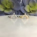 Curved White Opal Ring Opal Stackable Ring White Opal Ring - Etsy