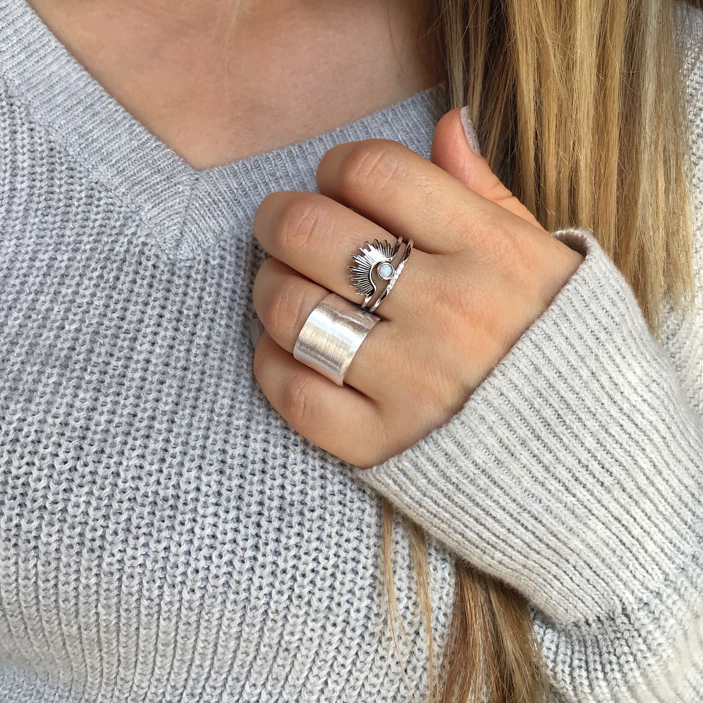 Making a wide Silver Ring 