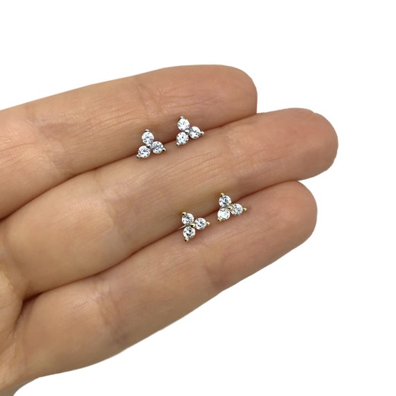 Small stone hotsell stud earrings
