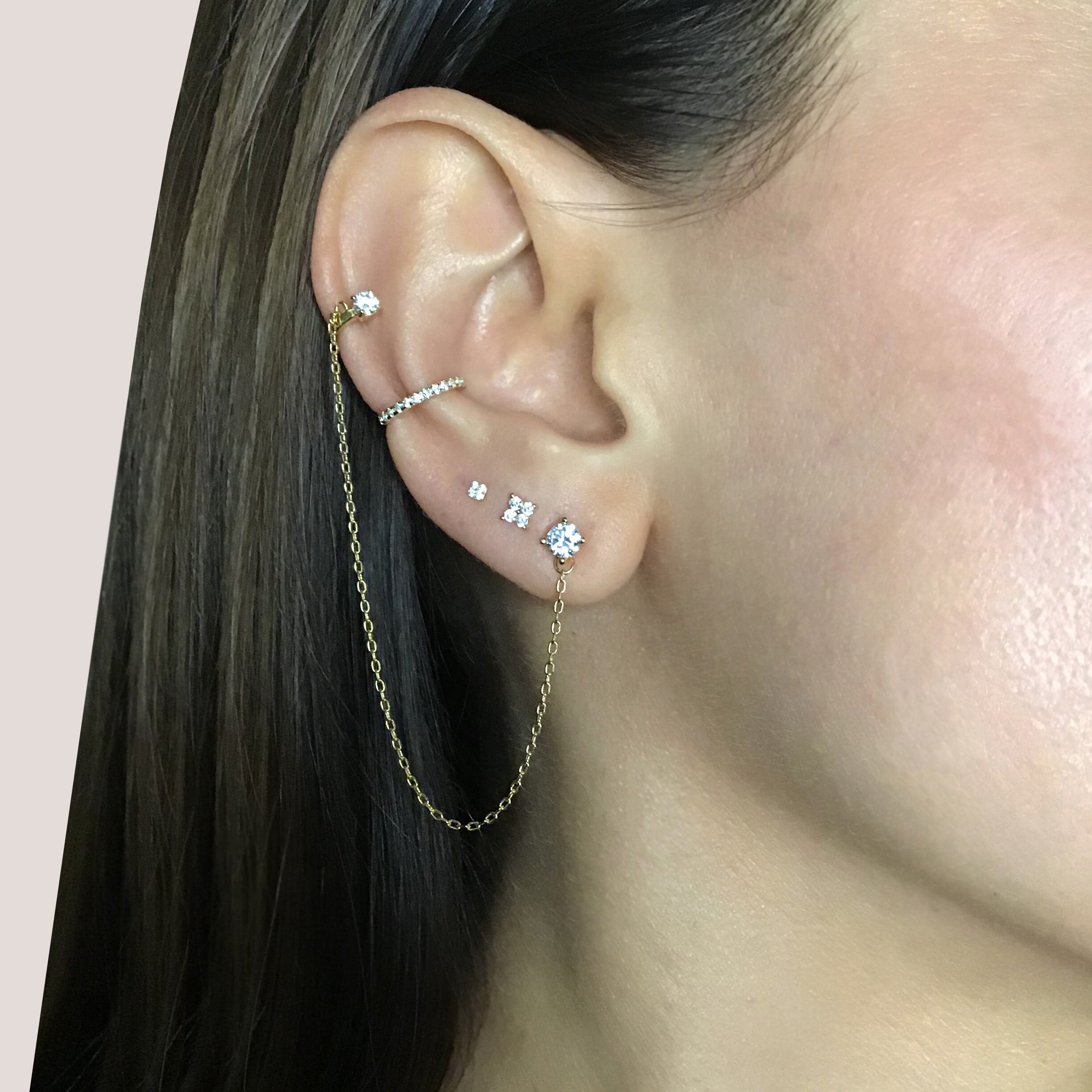 Fake ear cuff silver deals