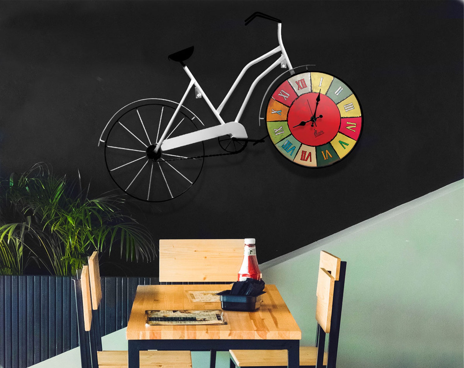 Handmade Bike Wall Decor Retro Bicycle Wall Decor Bike Wall Etsy