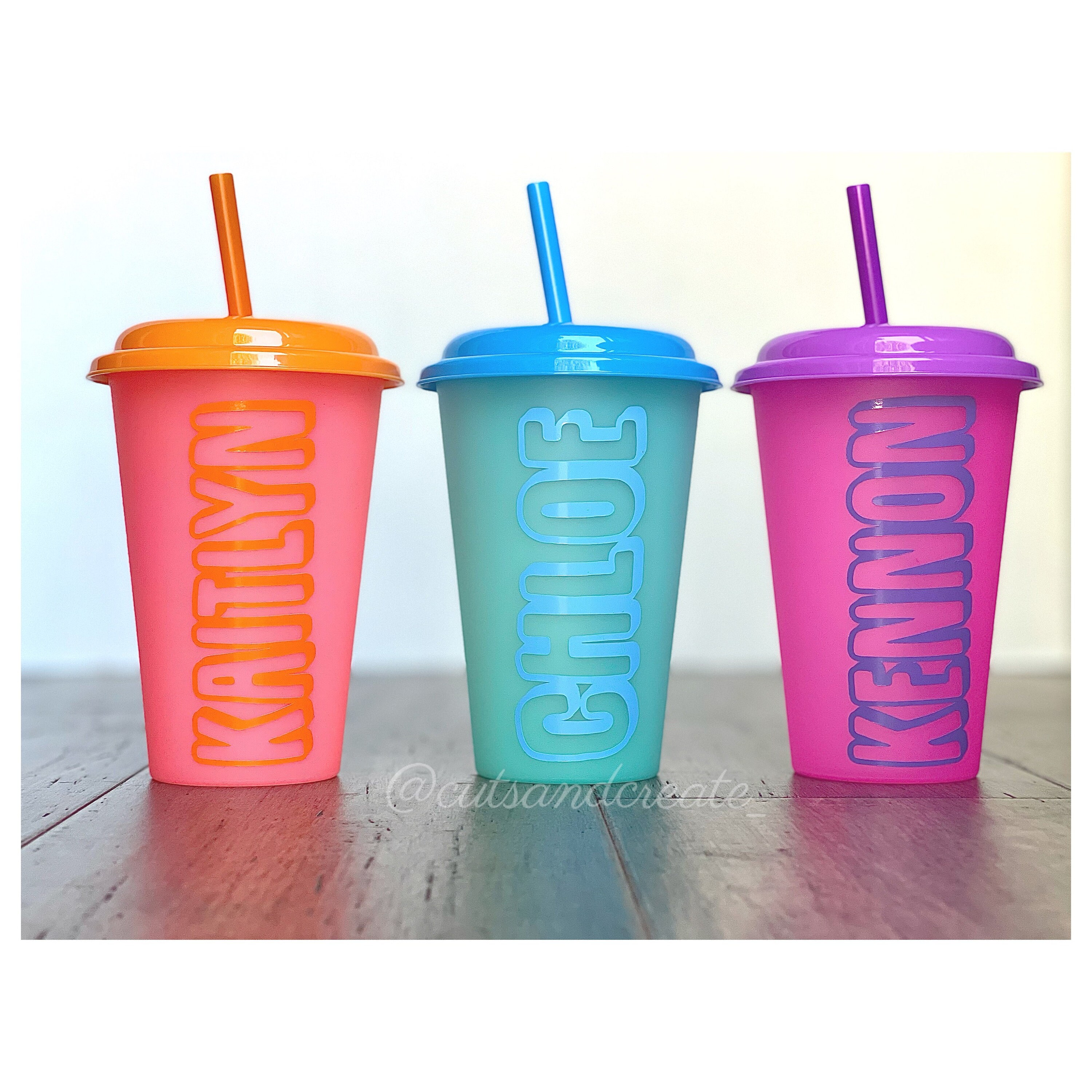 Kids summer color changing cups 12oz fun cups for kids kids Etsy