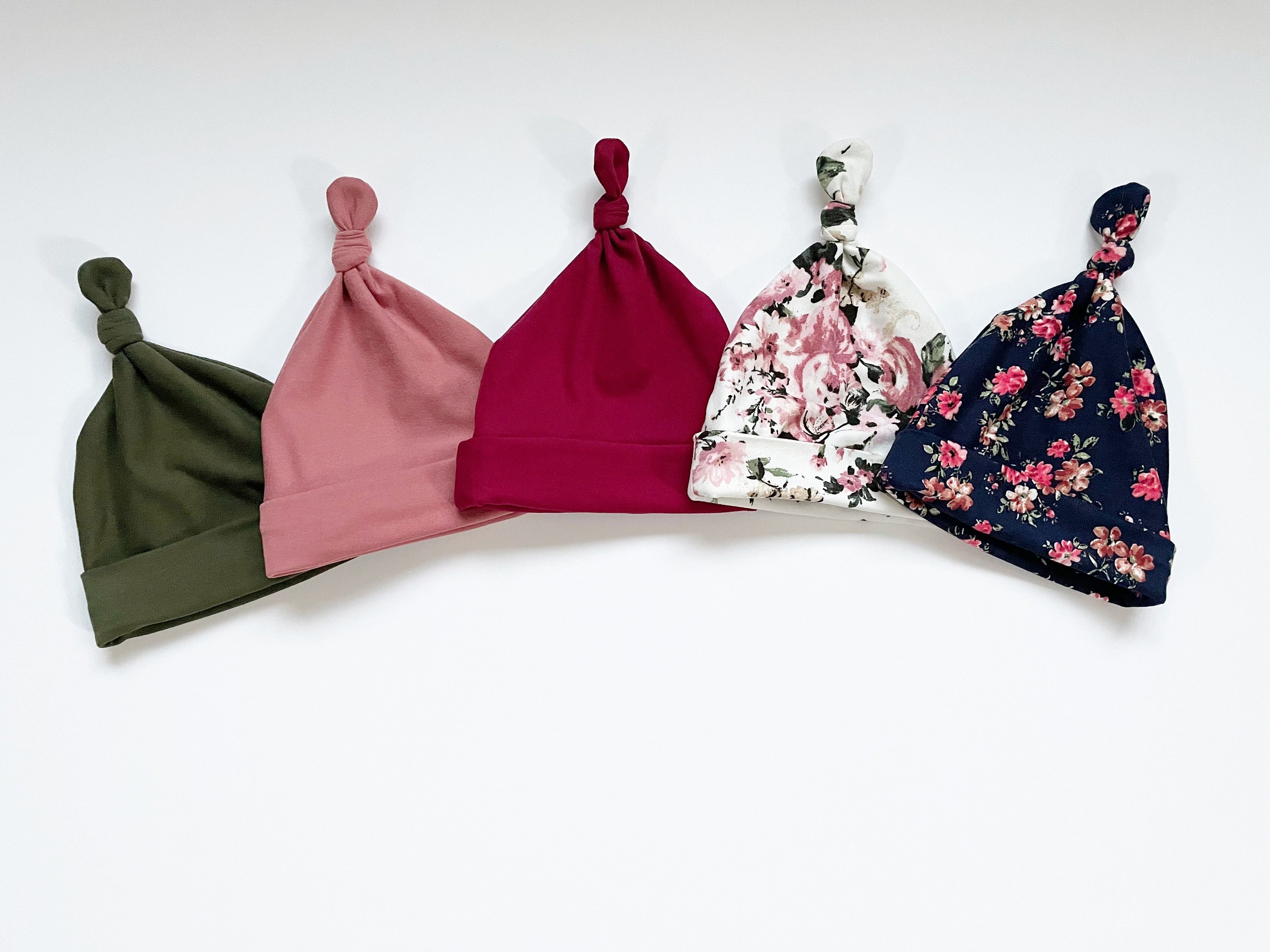 Baby Top Knot Hat Newborn Hospital Hat Baby Girl Baby Boy Etsy Ireland