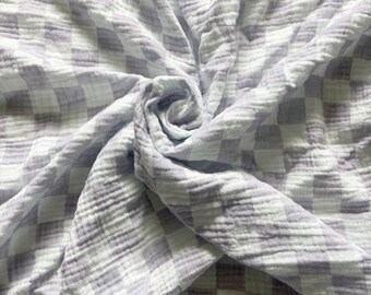Checkered Baby Swaddle | Purple Baby Blanket | Gingham Baby Blanket | Baby Girl Swaddle | Lavender Baby Swaddle | Newborn Swaddle Blanket