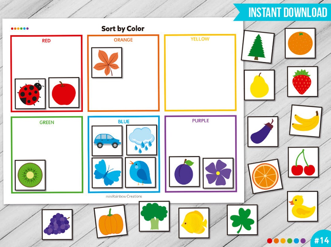 sort-by-color-printable-worksheet-busy-binders-practice-the-colors-printable-activity-color-sorting-game-preschool-activities-etsy